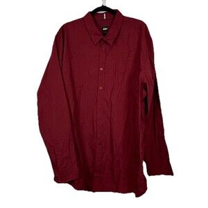 Hugo Boss shirt Men 3XL red long sleeve 50516019 S-LIAM-KENT-C1-BT Designer NWT